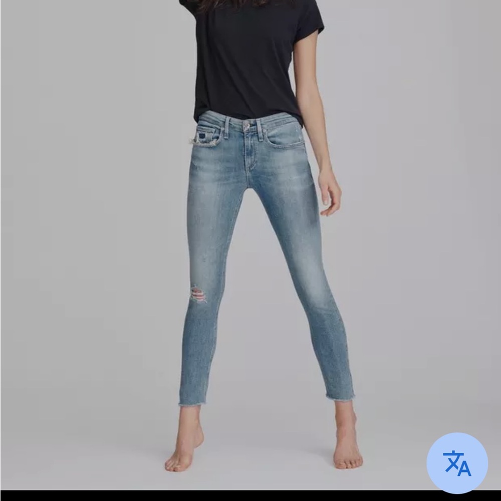 Rag and Bone Cait mid rise ankle skinny - Picture 3 of 10